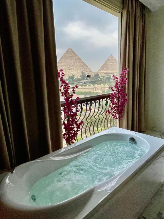 Unique Pyramids Boutique Inn Kafret el-Gabal المظهر الخارجي الصورة