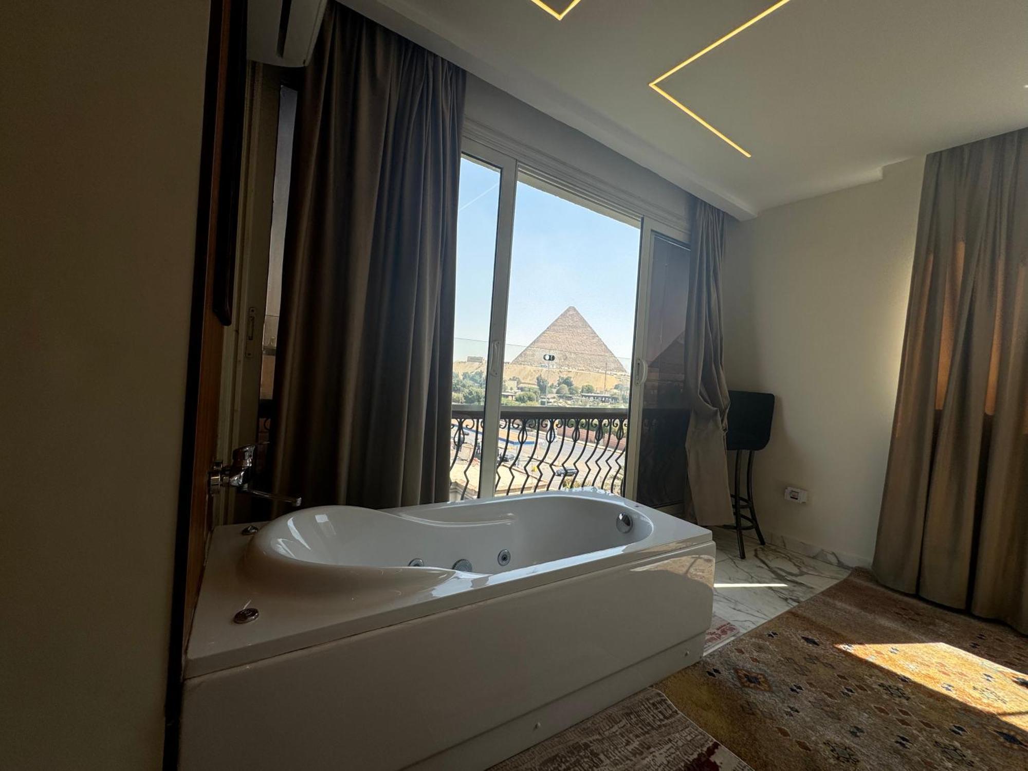 Unique Pyramids Boutique Inn Kafret el-Gabal المظهر الخارجي الصورة