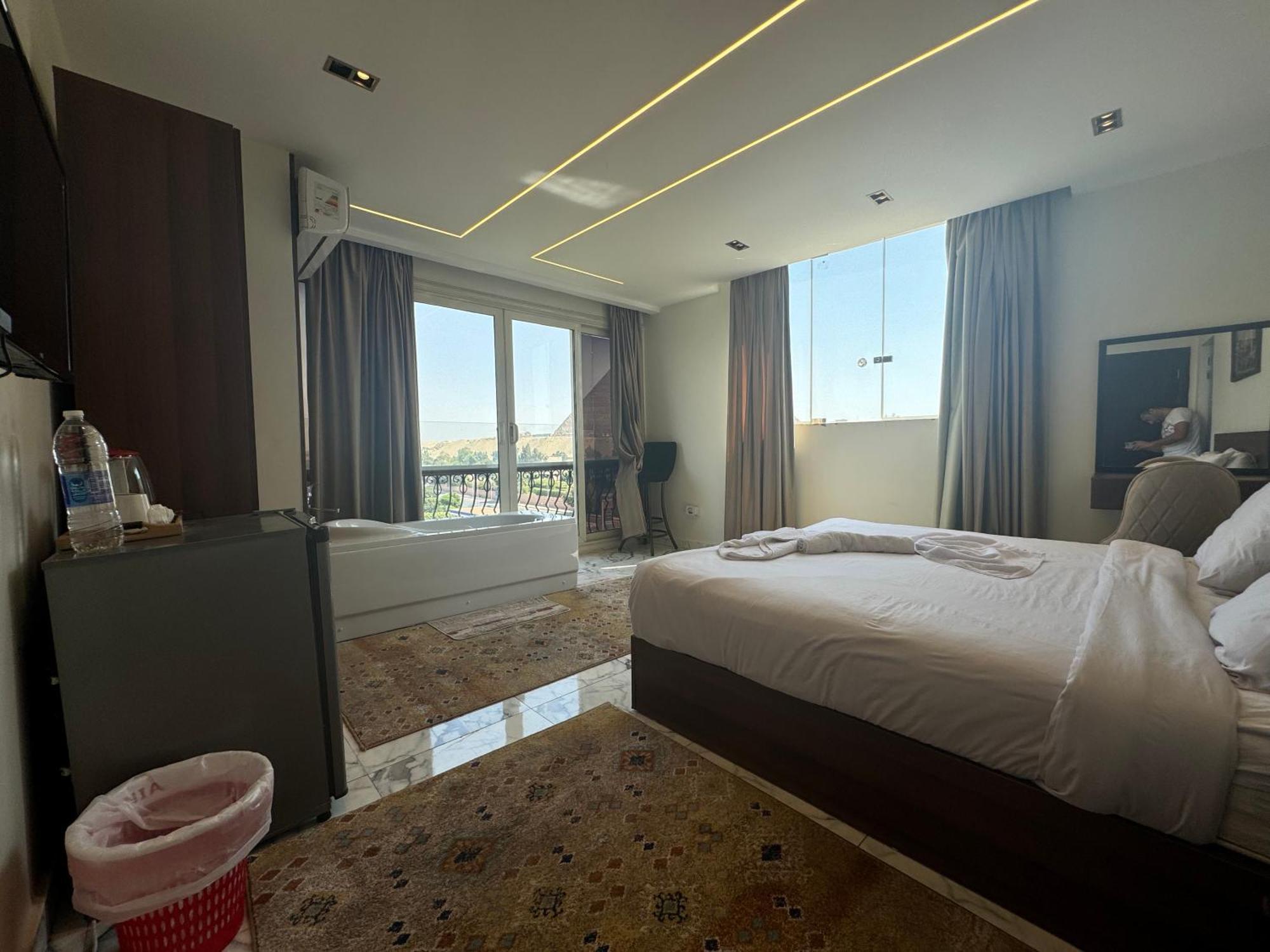 Unique Pyramids Boutique Inn Kafret el-Gabal المظهر الخارجي الصورة